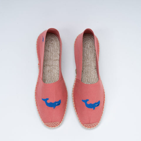 Coral - whale embroidery